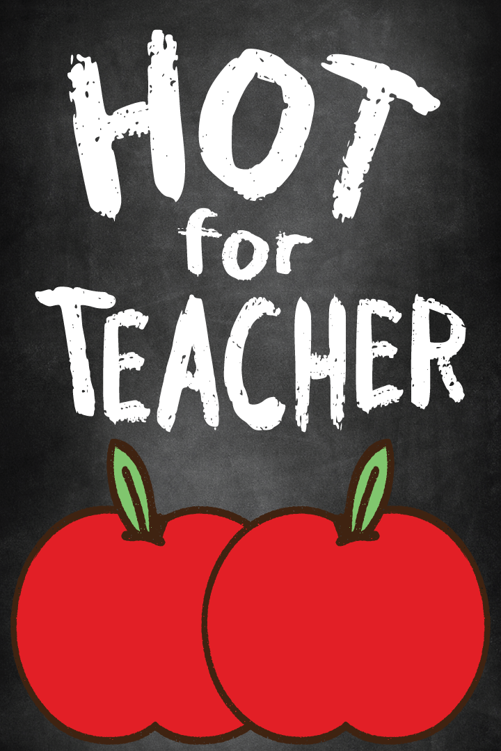 HOT FOR TEACHER - apple scented candle and melts
