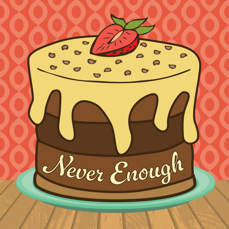 NEVER ENOUGH - buttercream scented