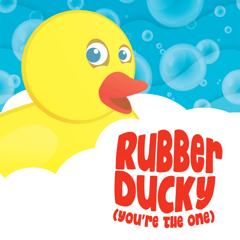 RUBBER DUCKY - soap bubble scented