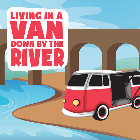 LIVING IN A VAN DOWN BY THE RIVER - driftwood scented